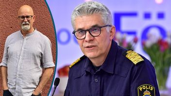 Rikspolischef Anders Thornberg talar på Folk och Försvar tidigare i januari. Foto: Jonas Ekströmer/TT