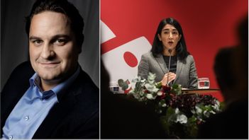 Per Lindgren ifrågasätter Lawen Redars (S) backning kring hyresrätter. Foto: Niklas Palmklint/Jakob Åkersten Brodén/TT