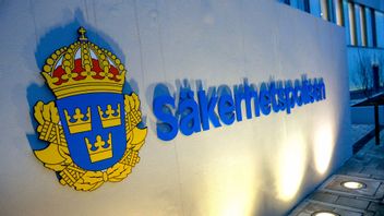 Säkerhetspolisens huvudkontor i Solna. Säpo bedömde att den kinesiska journalisten utgjorde ett allvarligt hot mot Sveriges säkerhet. Foto: Janerik Henriksson/TT