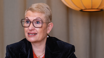 Nina Jönsson blickar tillbaka på ett turbulent första år som vd för Ica-gruppen. Foto: Jonas Ekströmer/TT