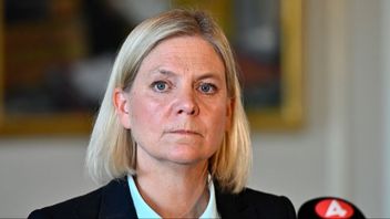 Socialdemokraternas partiledare Magdalena Andersson. Foto: Anders Wiklund/TT.