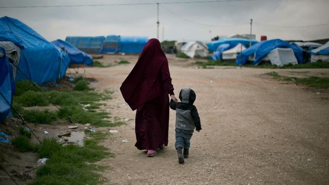 Arkivbild från fånglägret Roj i Syrien. Foto: Maya Alleruzzo/AP
