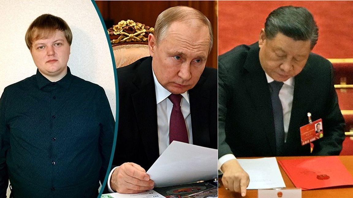 Frågan är om Vladimir Putin kan vänta sig hjälp från Xi Jinping – och till vilket pris. Foto: Mikhail Klimentyev/Sam McNeil/TT