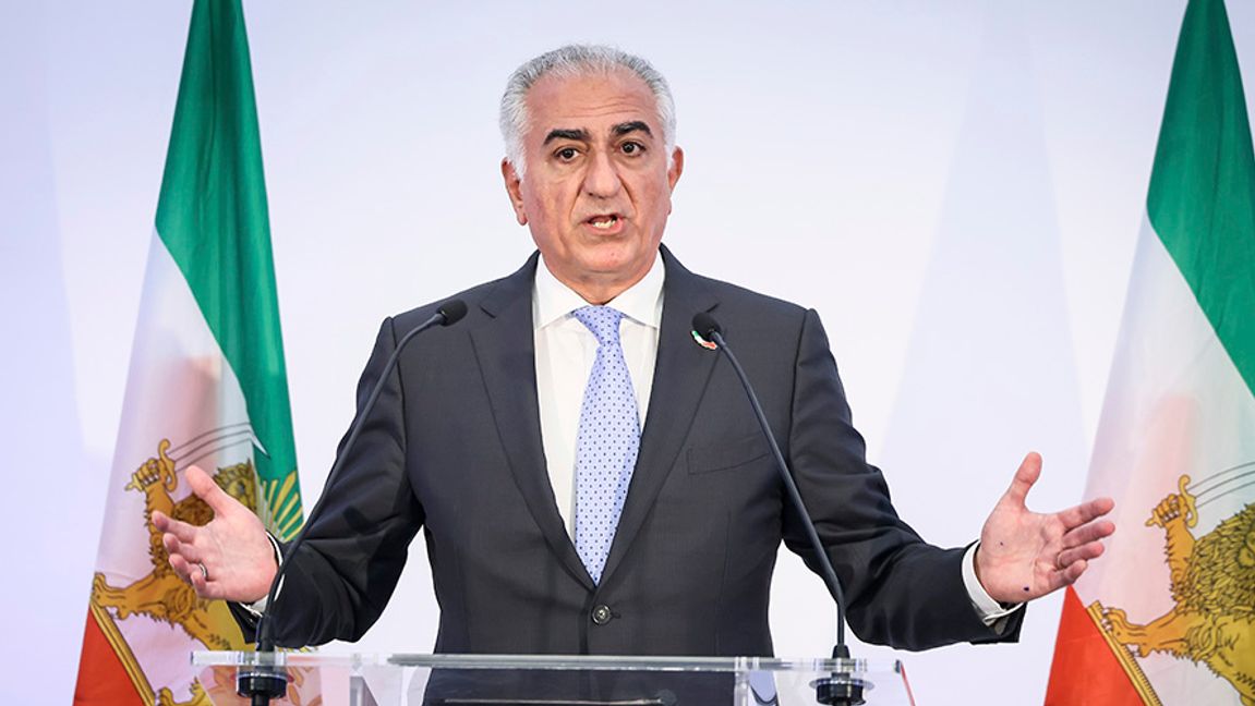 Reza Pahlavi. Foto: Thomas Padilla/AP/TT