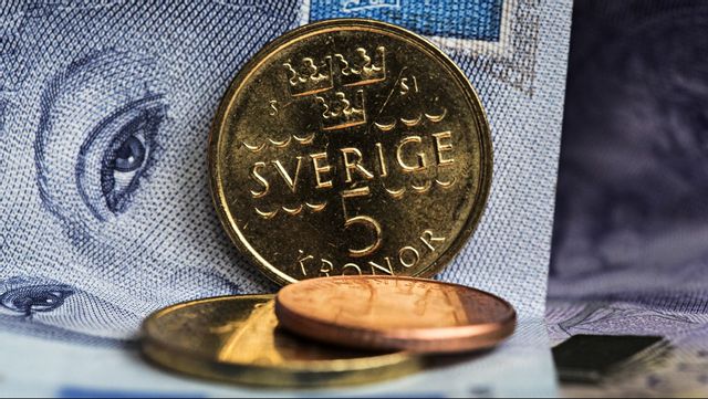 Tydlig förstärkning av kronan. Arkivbild. Foto: MARTINA HOLMBERG / TT