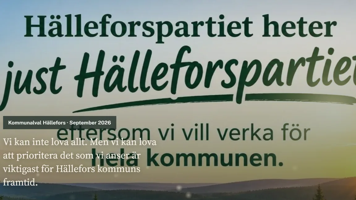 Bild: Hälleforspartiet