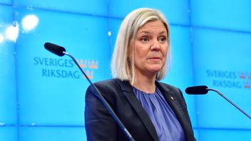 Socialdemokraternas partiledare Magdalena Andersson (S). Foto: Jonas Ekströmer/TT