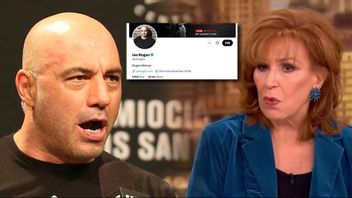 Joy Behar anklagar Joe Rogan för att tro på drakar. Rogan svarar med att beskriva sig som ”draktroende”. Bild: Gregory Payan/AP/TT/Youtube/X