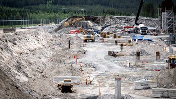 Det nya stålverket Stegra ska producera fossilfritt stål. Foto: Pontus Lundahl / TT 