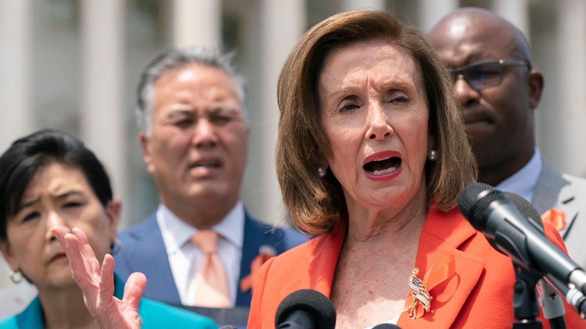 Representanthusets talman, demokraten Nancy Pelosi. Foto: Manuel Balce Ceneta/AP/TT