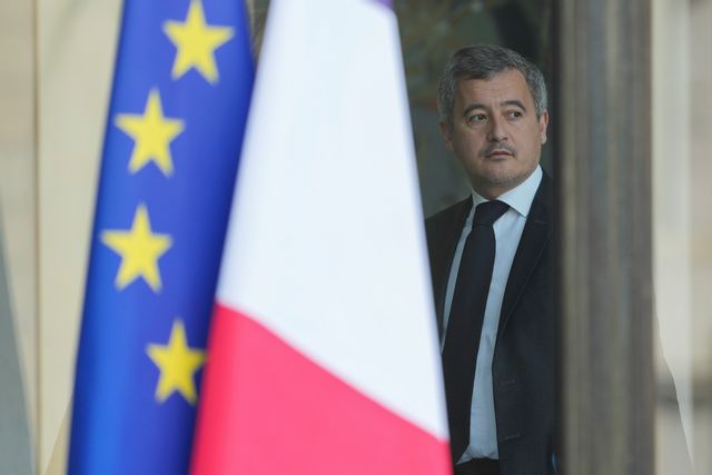 Frankrikes justitieminister Gerald Darmanin, fotograferad i februari i Paris. Foto: Thibault Camus/AP/TT