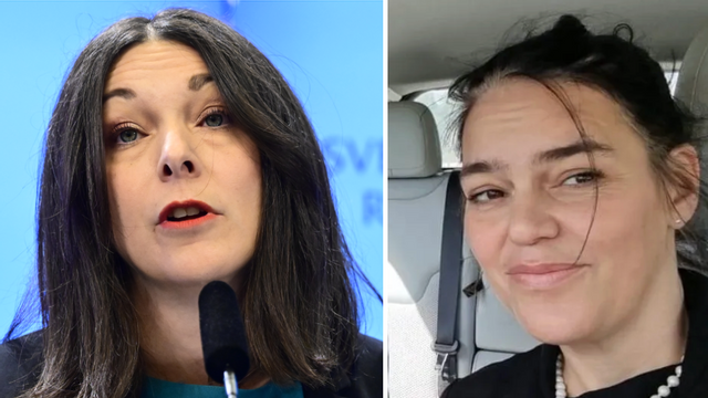 Sara Nilsson, ansvarig utgivare på Dumpen, riktar hård kritik mot ett inlägg av Socialdemokraternas rättspolitiske talesperson Teresa Carvalho. Nilsson anser att S kom ”fem år för sent” med sitt utspel om barnliknande sexdockor. Foto: Jonas Ekströmer/TT/Sara Nilsson/Dumpen