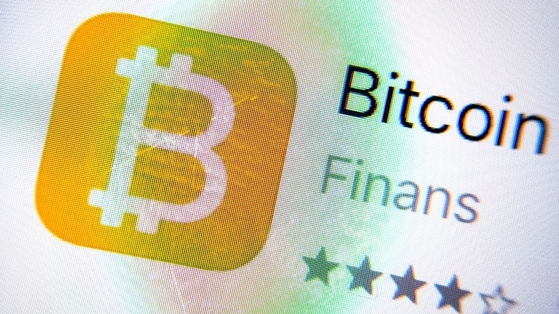 Bitcoin kan handlas i appar. Arkivbild Foto: Gorm Kallestad /NTB scanpix/TT