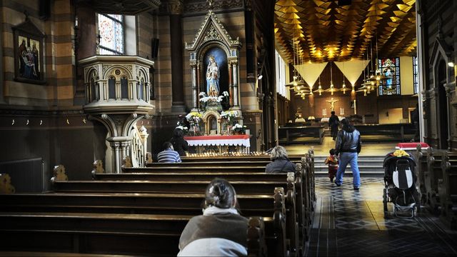 Katolska kyrkan växer i Sverige, rapporterar P3 Nyheter. Arkivbild. Foto: Ingvar Karmhed /SvD /TT.