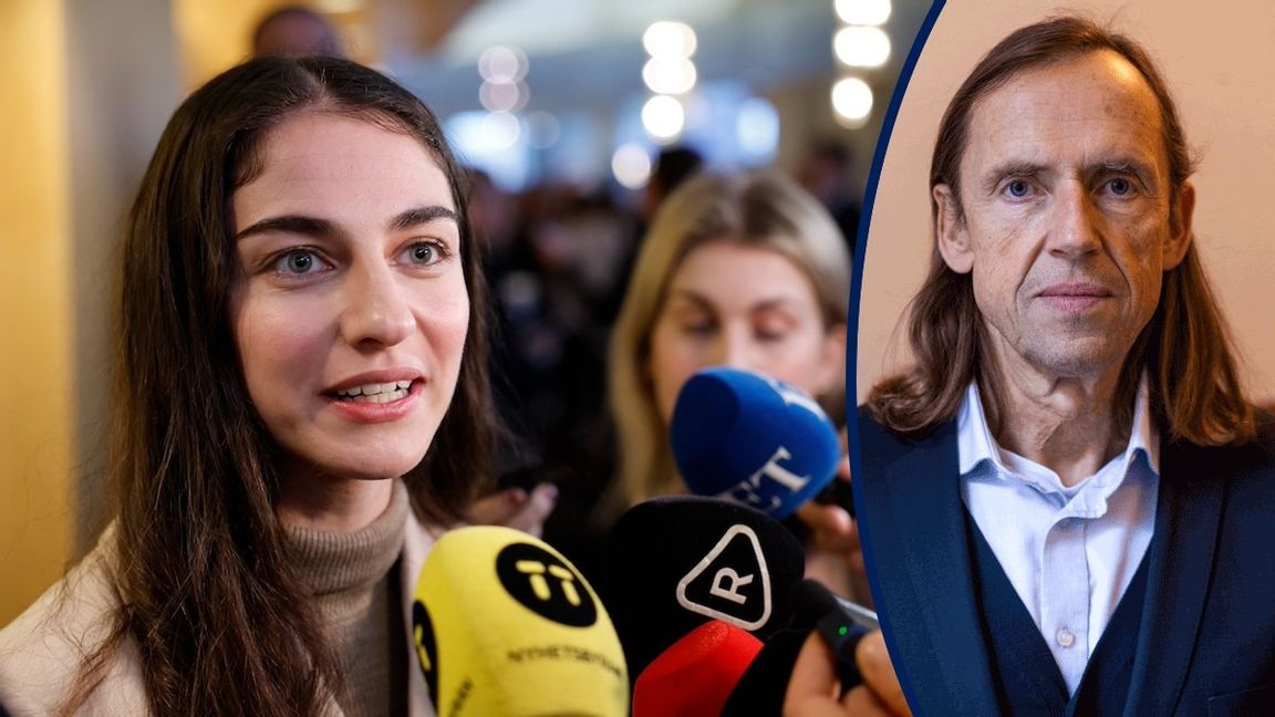 Klimat- och miljöminister Romina Pourmokhtari (L) var nöjd efter att misstroendeförklaringen mot henne avfärdats med bred marginal. Foto: Christine Olsson/TT 