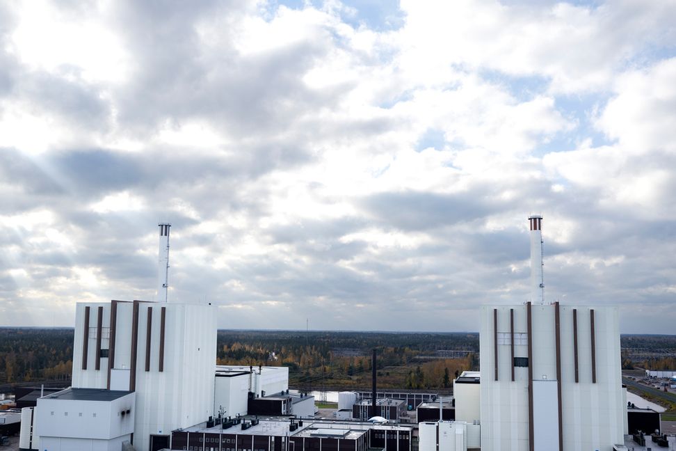 Ovanligt mycket kärnkraft ur spel. På bilden Forsmark 1 och 2. Foto: Pontus Lundahl/TT