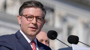 Talmannen Mike Johnson stoppar biologiska män på damtoaletterna på Capitol Hill. Foto: AP