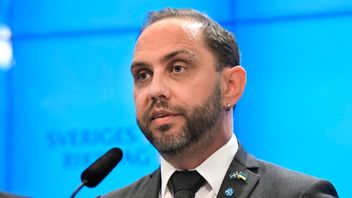 Michael Rubbestad (SD). Foto: Lars Schröder/TT.