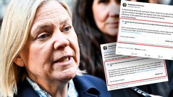 Magdalena Anderssons inlägg på X har lett till diskussion. Foto: Henrik Montgomery/TT/X