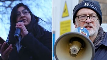 Zarah Sultana och Jeremy Corbyn. Bild: ReelNews/CC BY 3.0/AP Photo/Kirsty Wigglesworth