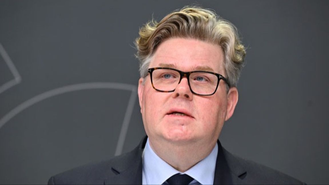 Justitieminister Gunnar Strömmer (M). Foto: Henrik Montgomery/TT.