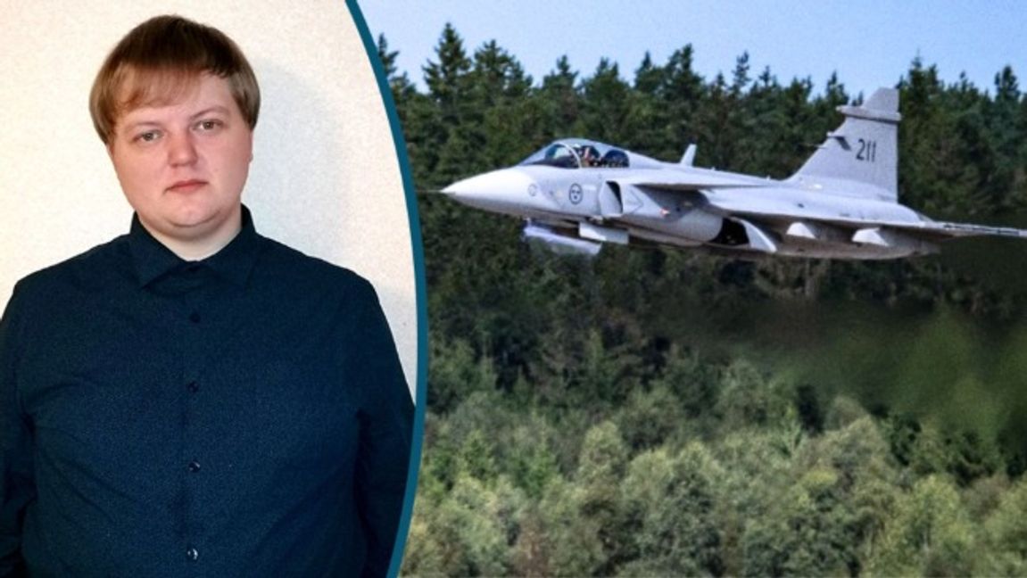 Över 100 JAS Gripen-plan ska levereras till Ukraina – betalda med Putins egna frysta miljarder. Foto: Johan Nilsson/TT.
