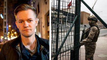 Journalisten Joakim Medin greps den 27 mars i Turkiet och sitter i högsäkerhetsfängelset Marmara utanför Istanbul. Foto: Dagens ETC/Emrah Gurel/AP/TT