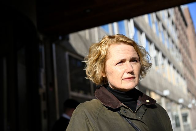 Anna-Karin Hatt föreslås bli ny partiledare för Centerpartiet. Arkivbild. Foto: Jessica Gow/TT