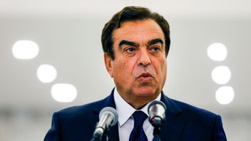 Libanons informationsminister George Kordahi. Arkivbild. Foto: Bilal Hussein/AP/TT