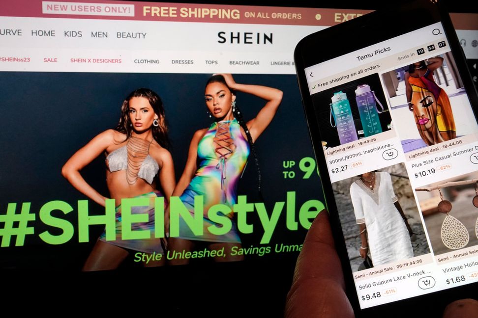 Nu blir det dyrare för amerikaner att köpa från de kinesiska onlinegiganterna Shein och Temu. Arkivbild. Foto: Richard Drew/AP/TT