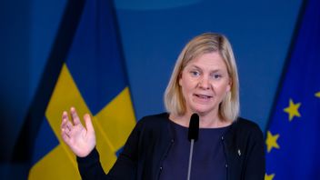 Magadelena Andersson presenterar den första delen av nästa års budgetproposition. Foto: Magnus Liljegren/Regeringskansliet 