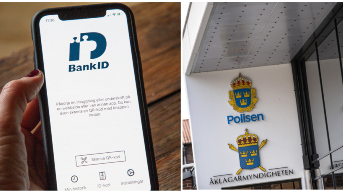 Mannen häktades i sin frånvaro den 19 november, misstänkt för omfattande Bank-id-bedrägerier. Foto: Martina Holmberg/Johan Nilsson/TT