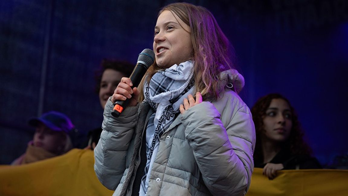 Greta Thunberg har nyligen anklagats för antisemitism av Simon Wiesenthal Center. Foto: Peter Dejong/AP/TT