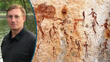 En gång i tiden var vi alla jägare och samlare. Klippmålning i nordöstra Zimbabwe. Foto: Robert Stewart Burrett  (CC BY-SA 4.0)