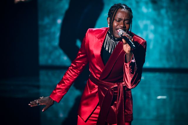 Favorittippad från början: Tusse Chiza vinner Melodifestivalen 2021 med bidraget "Voices". Foto: Henrik Montgomery/TT