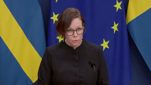 Utrikesminister Maria Malmer Stenergard (M). Foto: Skärmavbild/Regeringskansliet