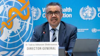 Världshälsoorganisationens (WHO) generaldirektör Tedros Adhanom Ghebreyesus höll under tisdagen en pressträff på WHO:s huvudkontor i Genève. Foto: Salvatore Di Nolfi/AP/TT.