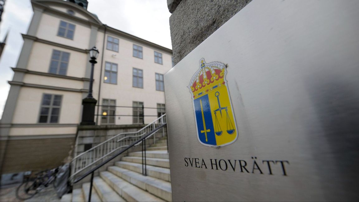 Svea hovrätt. En kvinna får behålla sin lägenhet trots att hon dömts till ett flerårigt fängelsestraff för grov narkotikasmuggling. Foto: Leif R Jansson/TT