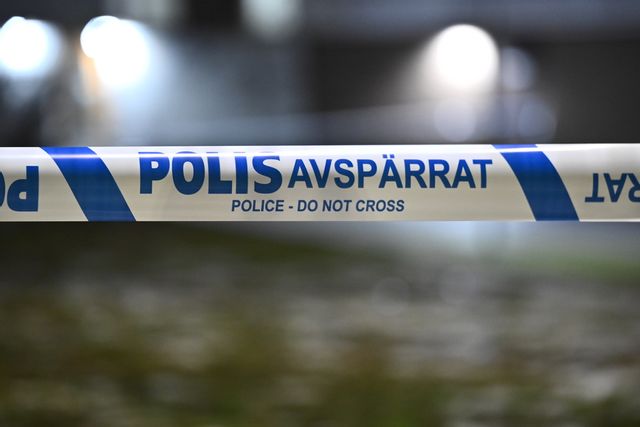 Ett säkerhetsavstånd på 200 meter har upprättats. Arkivbild. Foto: Claudio Bresciani/TT