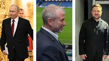 Bildkollage: Rysslands president Vladimir Putin 12 juni 2026, Roman Abramovitj på Stamford bridge 2021 och Ukrainas president Volodymyr Zelenskyj den 9 juni 2026. Foton: Wikimedia commons / kremlin.ru , Kobi Gideon, https://www.flickr.com/photos/finnishgovernment/55324147179/