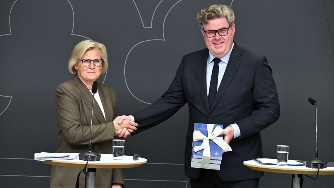 Gunnar Strömmer både kan och bör se till att de som har gjort fel straffas. Foto: Claudio Bresciani/TT  