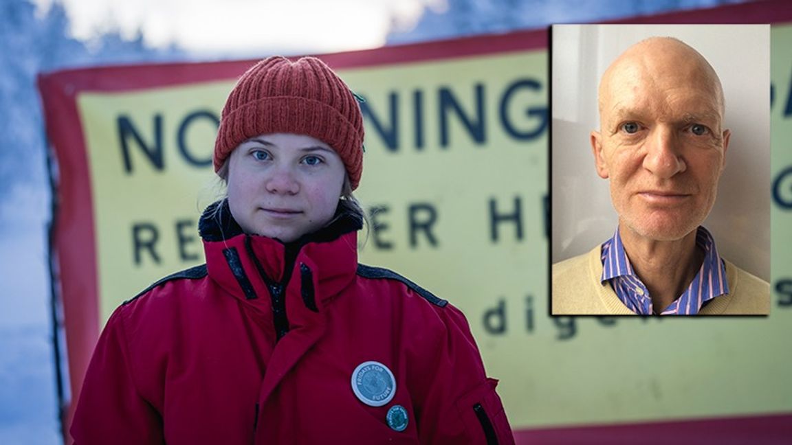Greta Thunberg klimatstrejkar i Jokkmokk 4 februari. Men är klimatåtgärderna kostnadseffektiva? Foto: Carl-Johan Utsi/TT
