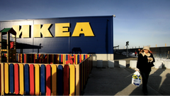 Ikea har stängt sina varuhus i Ryssland och säljer sina fabriker där. Nu reas lagret ut. Foto: Jessica Gow/TT (arkivbild)