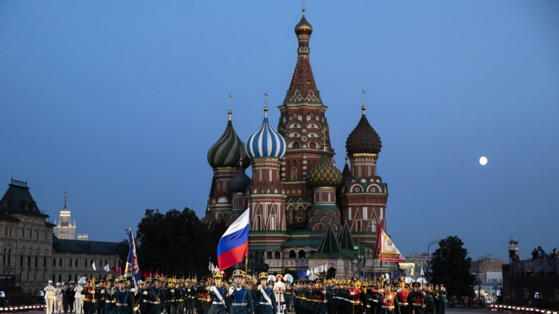 Vasilijkatedralen i Moskva. Foto: Pavel Golovkin/AP/TT 