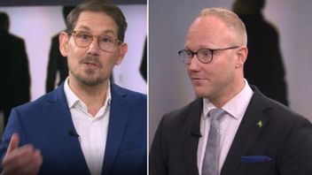 Niels Paarup Petersen (C) och Ludvig Aspling (SD). Foto: Aktuellt/SVT