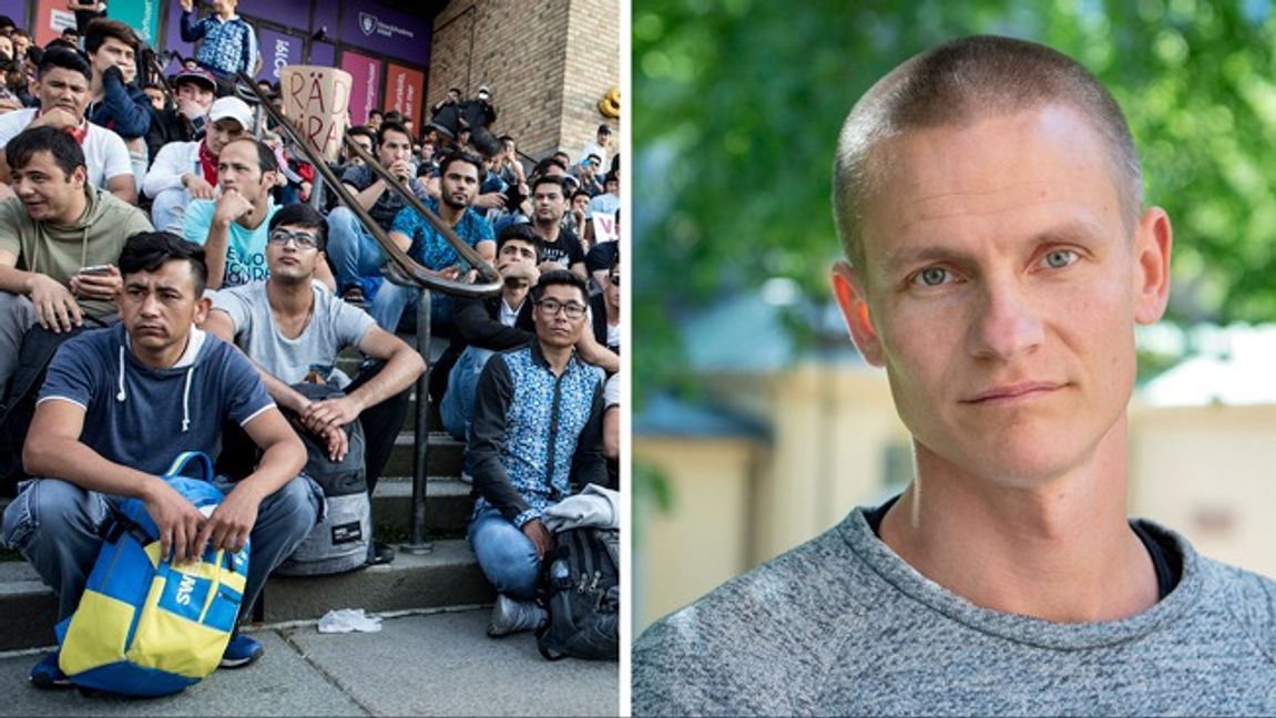 Joakim Ruist, till höger, ska utreda kostnaderna för invandring. Foto: Christine Olsson/Jessica Gow/TT