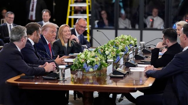 God stämning i Vita huset. Foto: AP