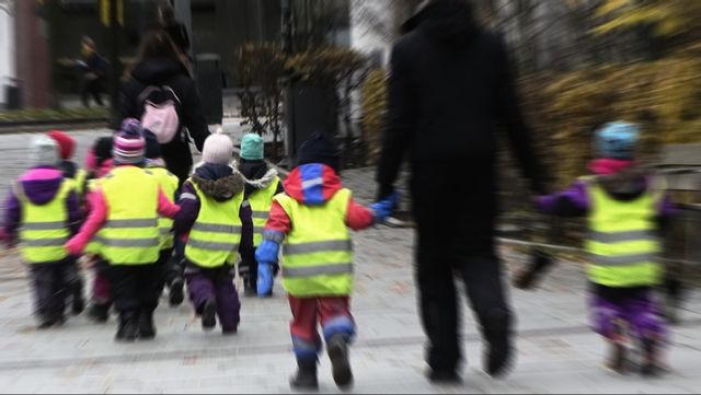 Anledning till skyddsstoppet var bland annat att medarbetarna på förskolan upplevde arbetsmiljön som osäker. Arkivbild. Foto: HASSE HOLMBERG/TT