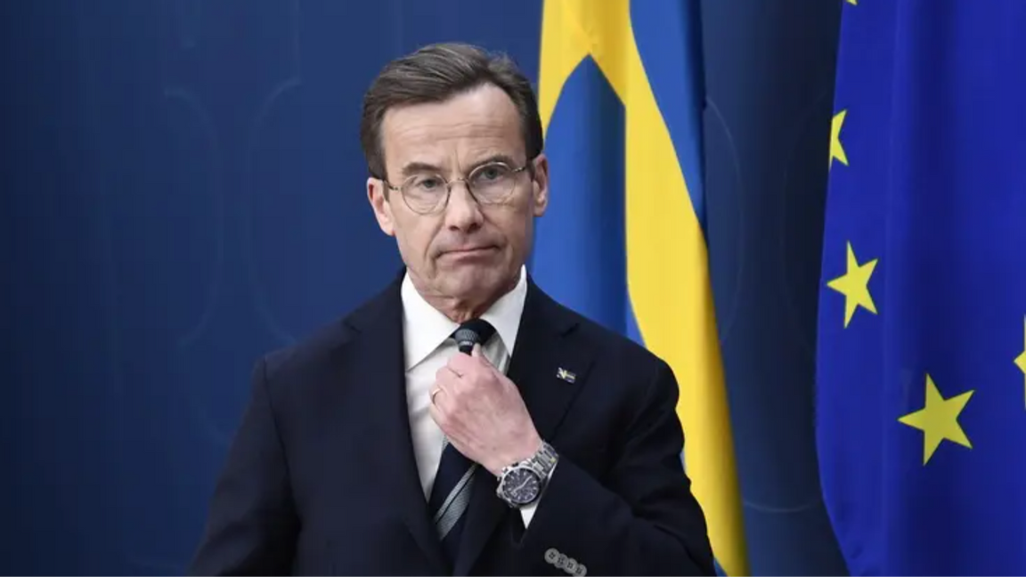 Statsminister Ulf Kristersson (M). Foto: Lars Schröder/TT