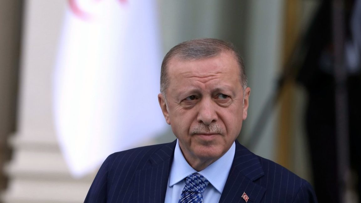 Erdogan vill sätta stopp för Sveriges och Finlands Natoplaner. Foto: Burhan Ozbilici